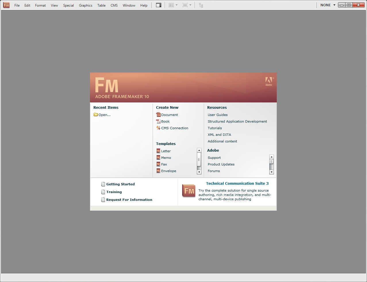 Free Download Adobe Framemaker 9.0