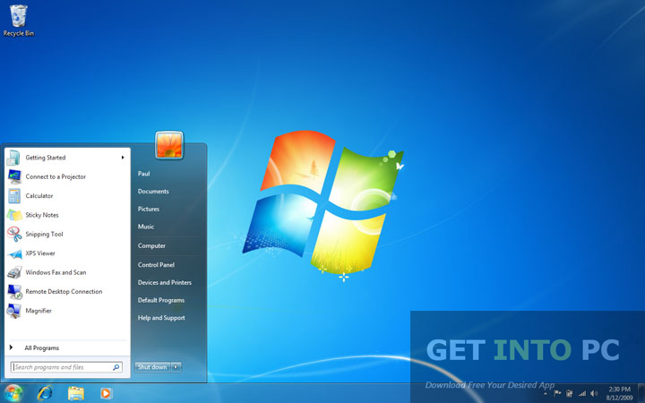Windows 7 Professional Free Download ISO 32 / 64 Bit