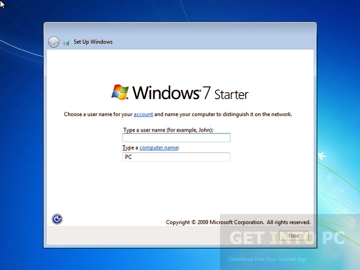 Windows 7 Starter Free Download ISO 32 Bit