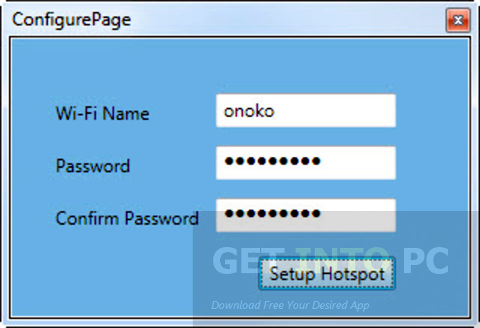 Windows Vista Hotspot