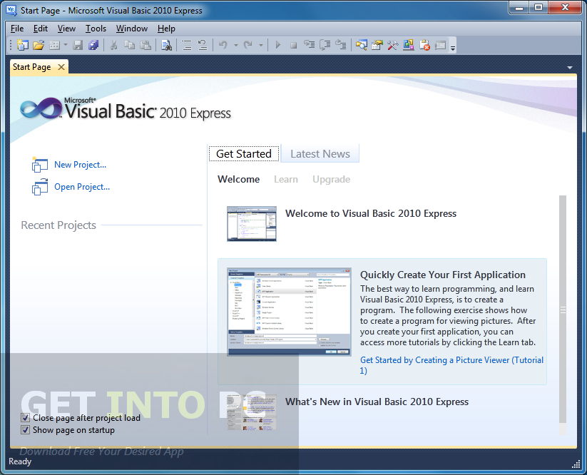 Free Visual Basic 2010 Express Edition