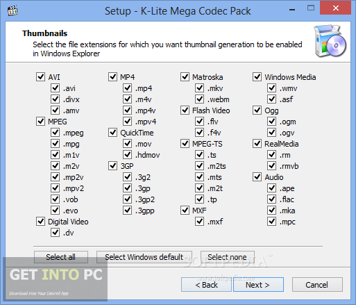 Download K-Lite Codec Pack Standard Free