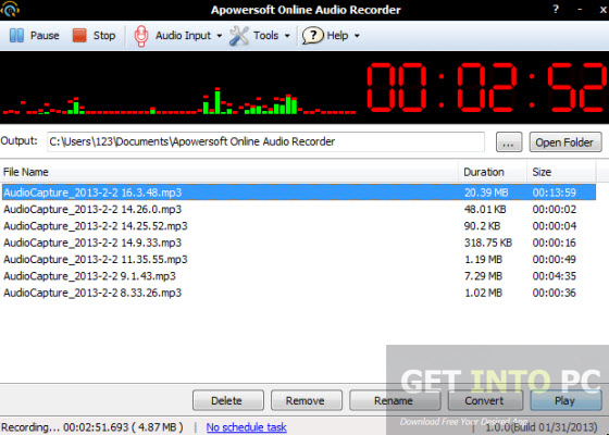 Mp3 Recorder For Free Download