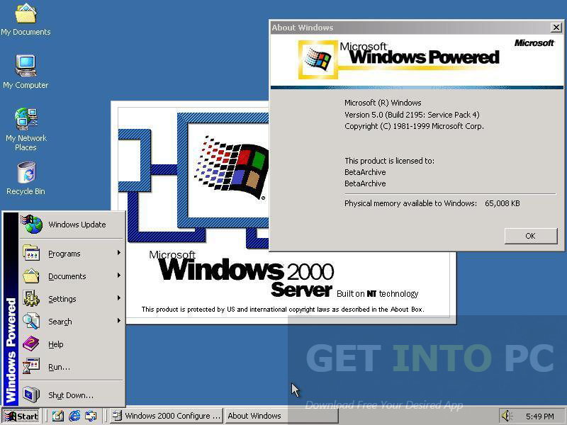 Windows 2000 сборка скачать