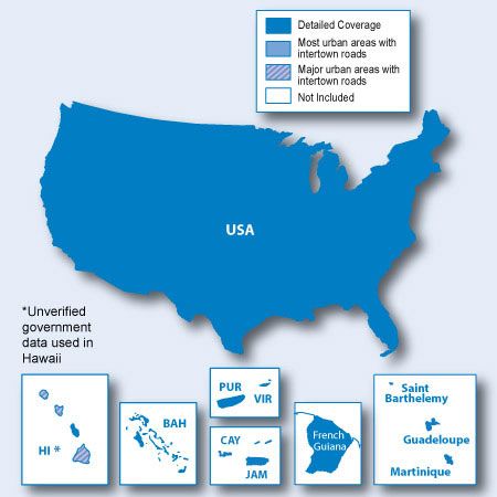 Garmin North America Maps