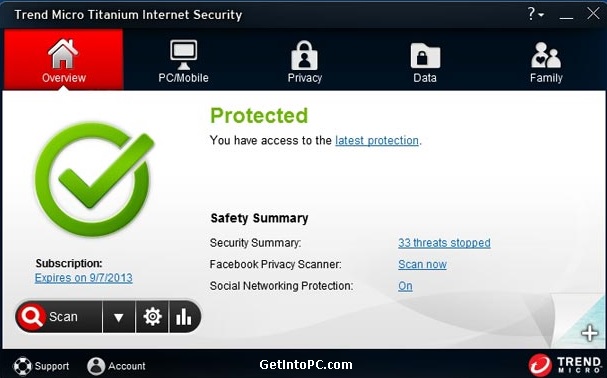 Download Trend Micro Titanium Internet Security