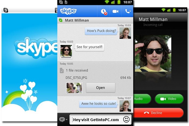 skype for iphone android symbian