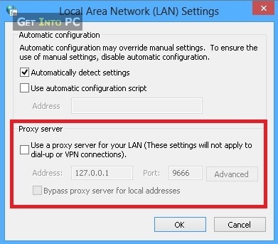 step 5 change proxy server settings in lan options