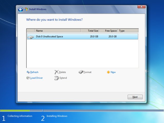 windows 7 how to install