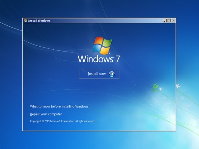 How To Install Windows 7