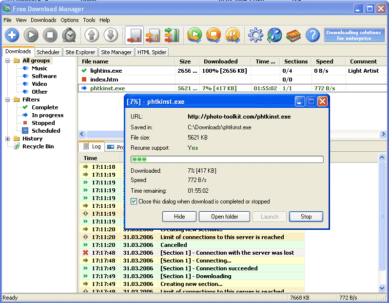 Free Download Manager Download setup