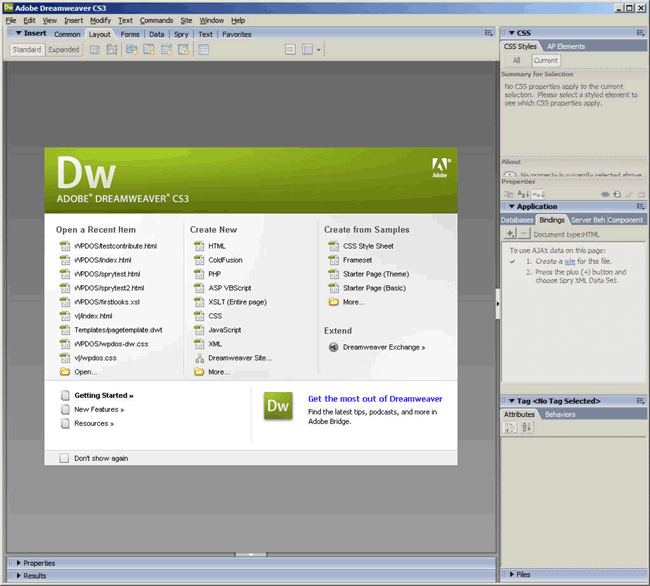Dreamweaver CS3 Free Download Setup