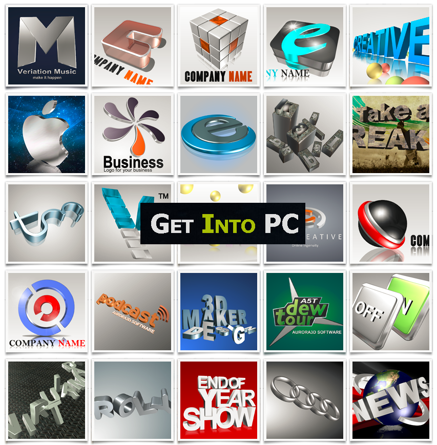 Aurora 3D Text & Logo Maker Free Download Setup