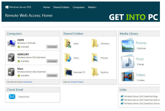 Microsoft Server Essential 2012 Download Free Setup