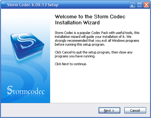 Storm Codec Setup Free Download