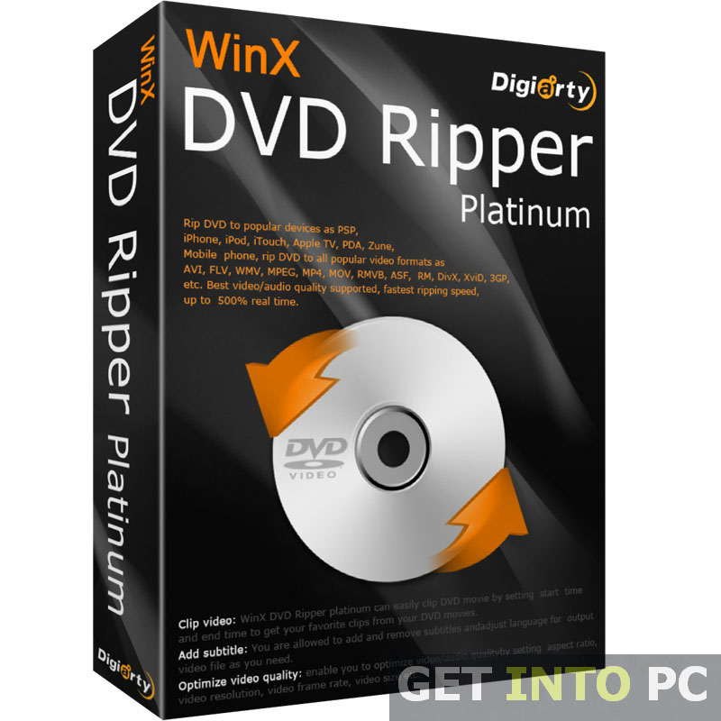 WinX DVD Ripper Platinum multimedia software