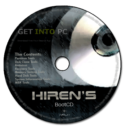 Hirens Boot DVD Download ISO Image