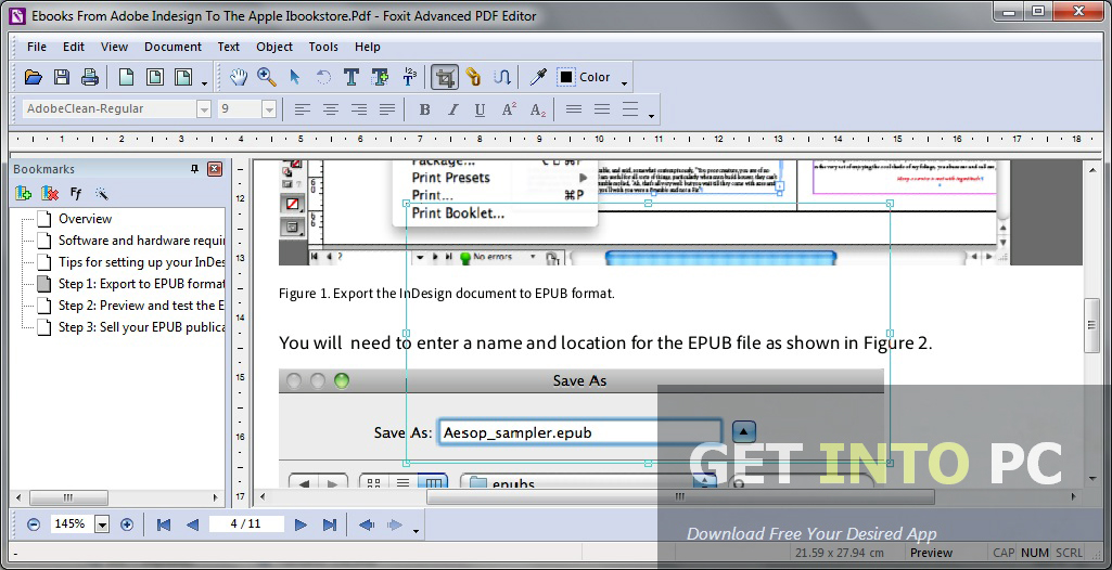 Download Foxit Advanced PDF Editor Setup exe