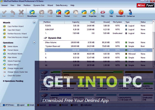MiniTool Partition Wizard Pro Edition Free Download
