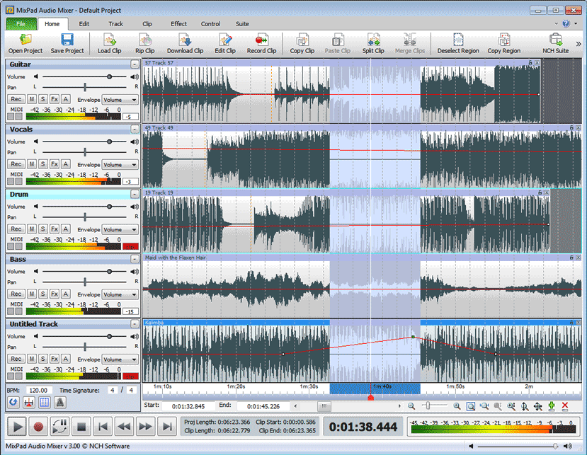 Audio Editing software, free download For Pc