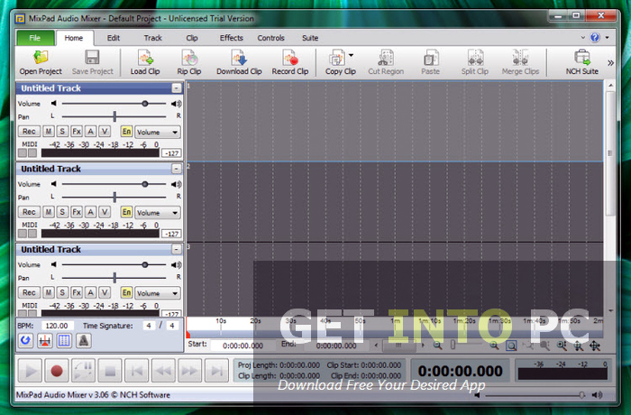 NCH MixPad Audio Mixer offline installer