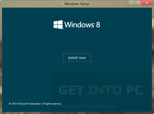 Windows 8 Core Free Download ISO 32 Bit 64 Bit Offline Installer Download