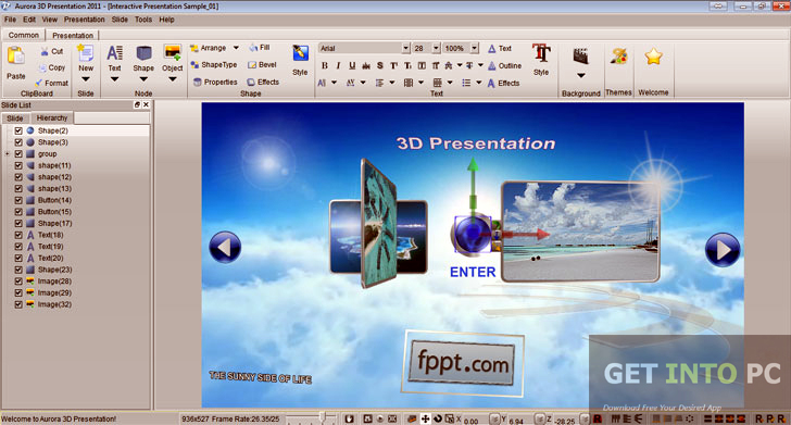 Download Aurora 3D Presentation Setup exe