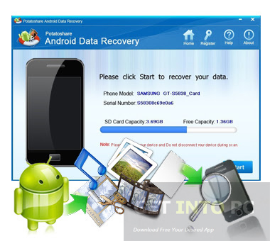 Potatoshare Android Data Recovery Latest Version Download