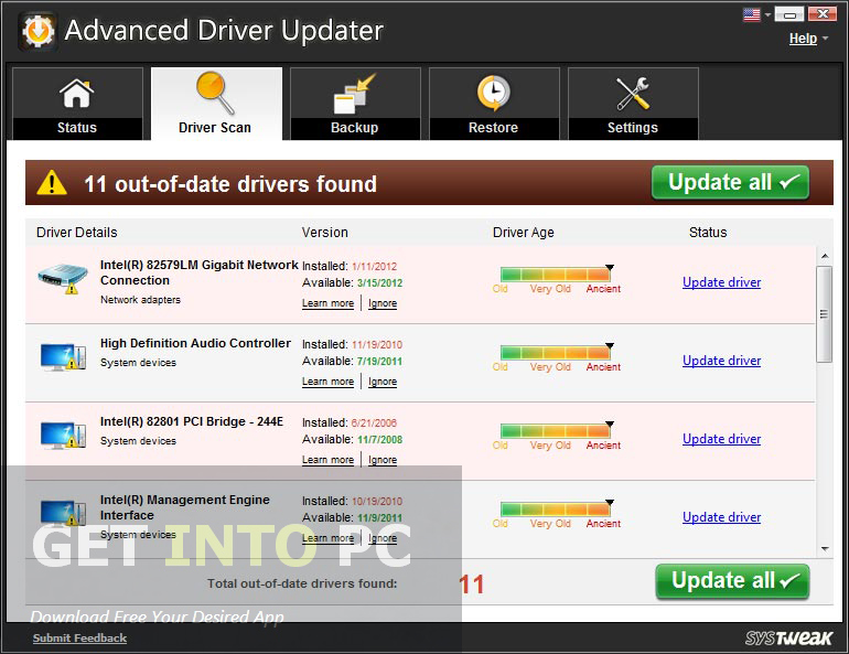 Advanced Driver Updater 2020 Latest Version Download
