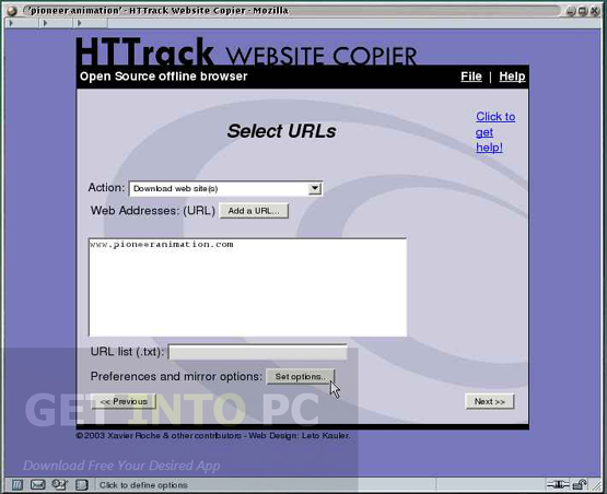 HTTRack Website Copier Free Download