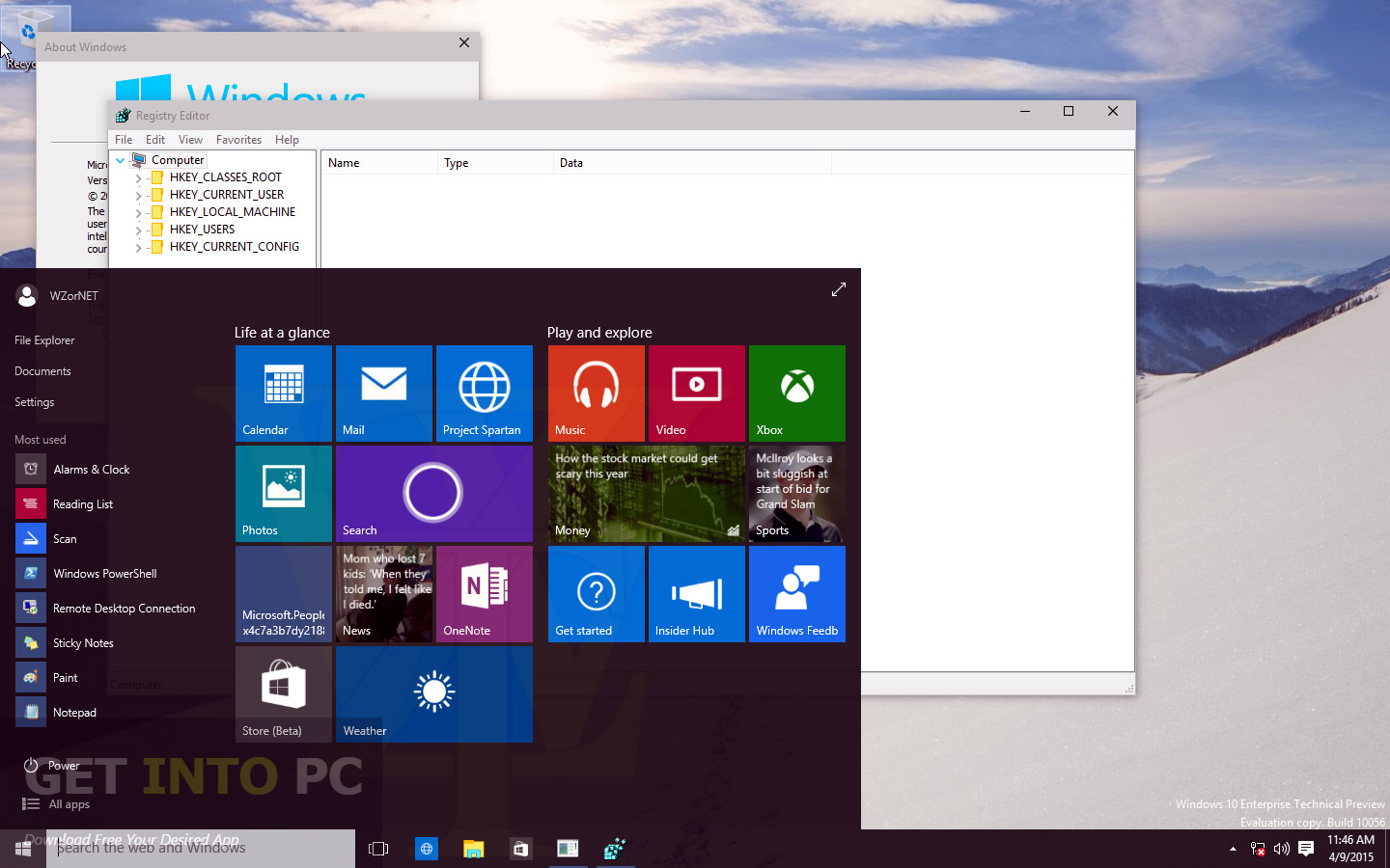 Windows 10 Pro ISO Build 10056 64 Bit Offline Installer Download