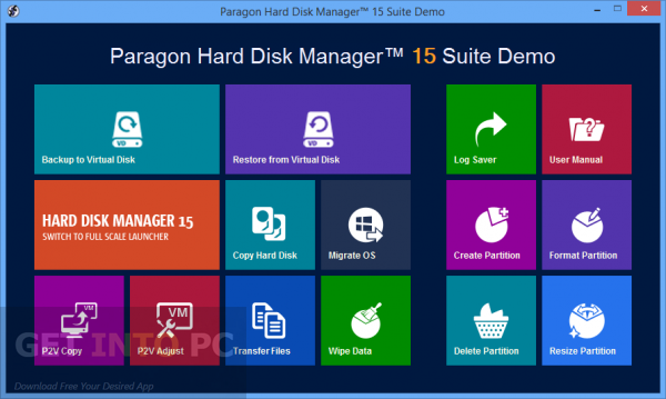 Paragon Hard Disk Manager 15 Professional Free Download