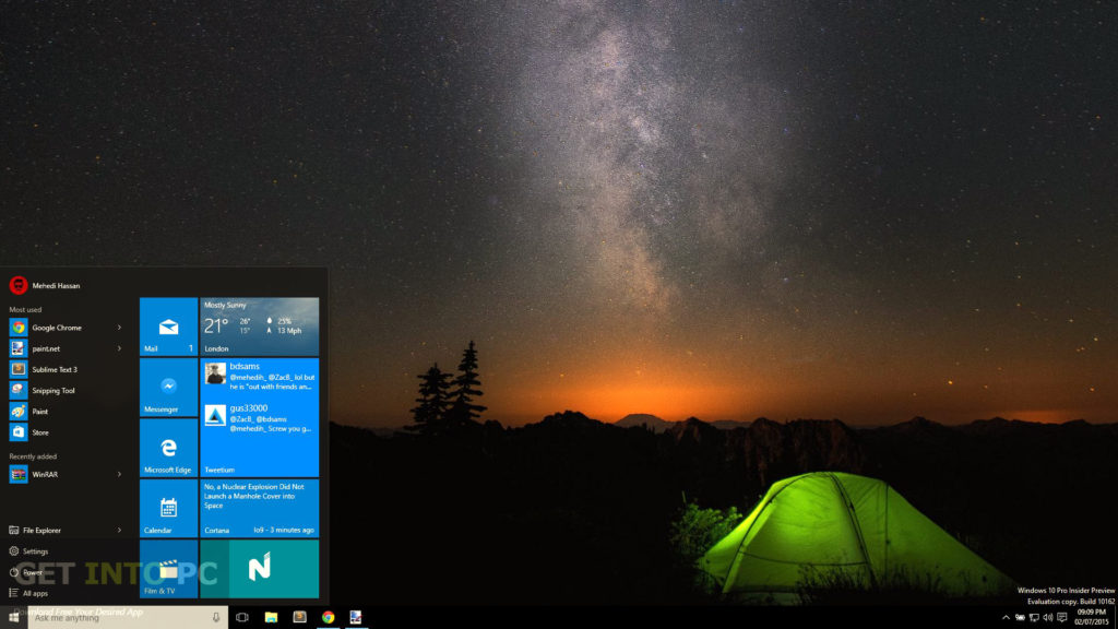 Windows 10 Build 10162 ISO 32 64 Bit Offline Installer Download