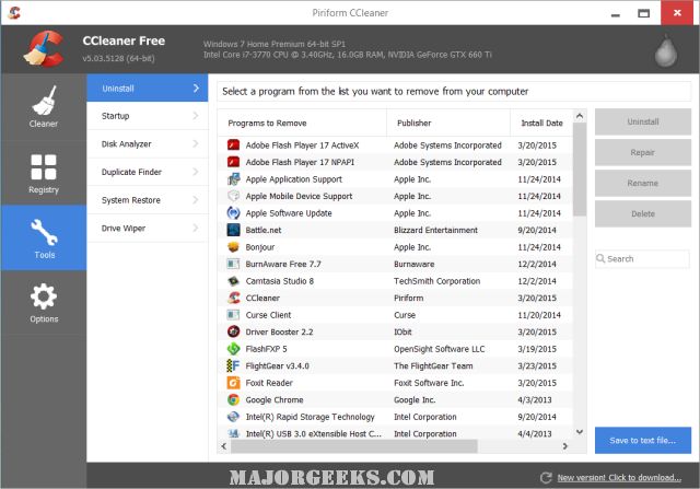 CCleaner 5.08.5308 Professional Latest Version Download