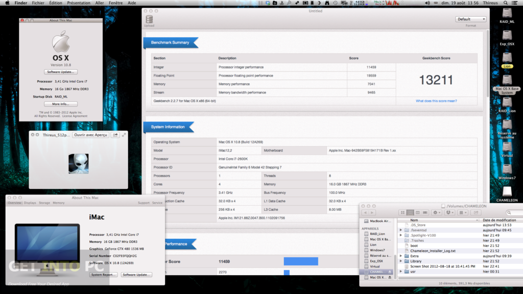 Niresh Mac OSX Mountain Lion 10.8.5 Offline Installer Download