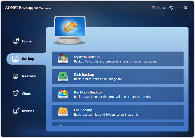 AOMEI Backupper Technician Plus Offline Installer Download