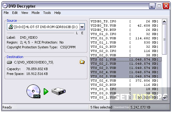 DVD Decrypter Offline Installer Download