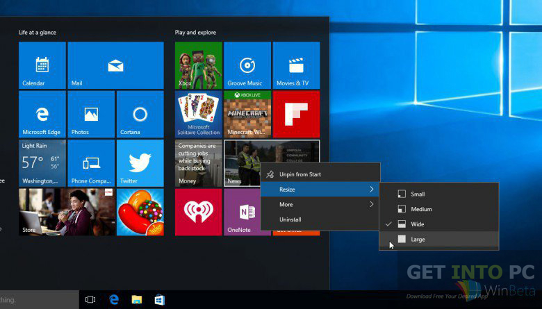 Windows 10 Pro Redstone Build 11082 x64 ISO Latest Version Download