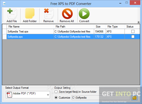 XPS to PDF Converter Direct Link Download