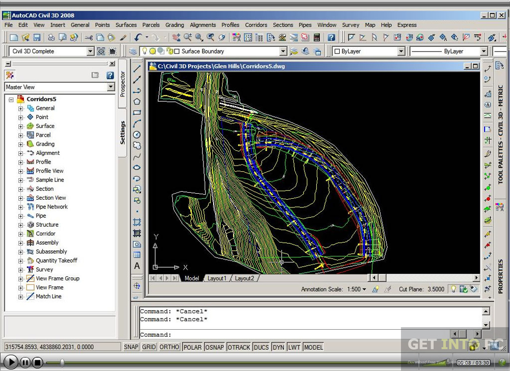 Autodesk AutoCAD Civil 3D 2008 Direct Link Download