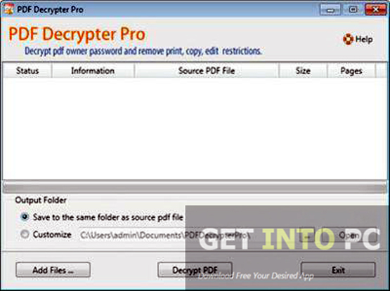 PDF Decrypter Pro Portable Latest Version Download