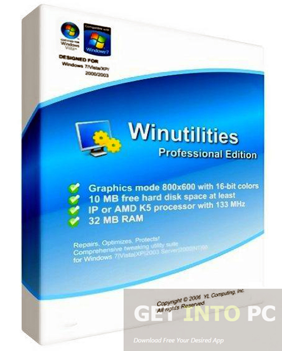 WinUtilities Professional Edition Portable Free Download