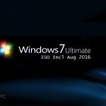 Windows 7 Ultimate ISO Incl Aug 2016 Updates Free Download