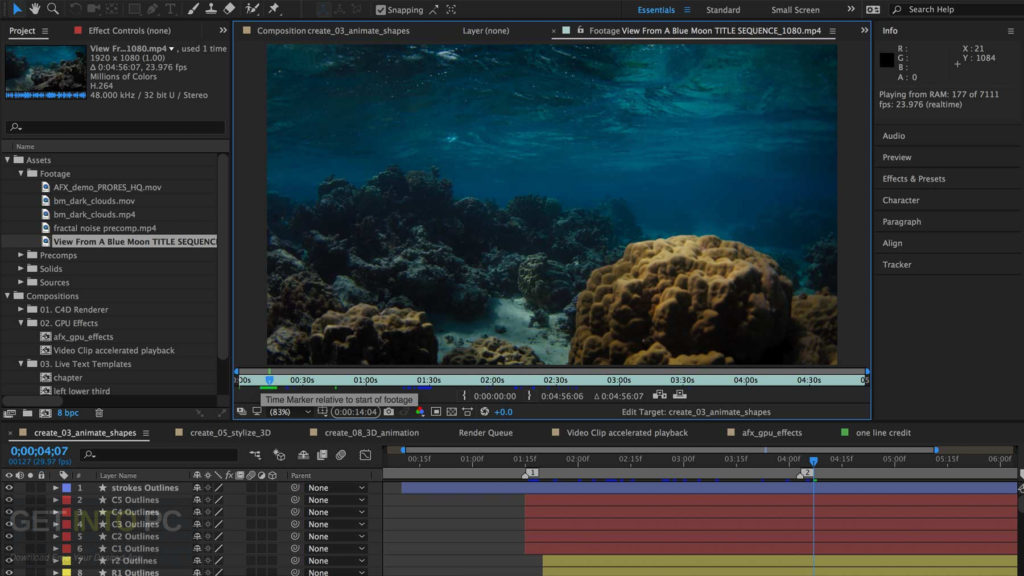 Adobe After Effects CC 2018 Direct Link Download