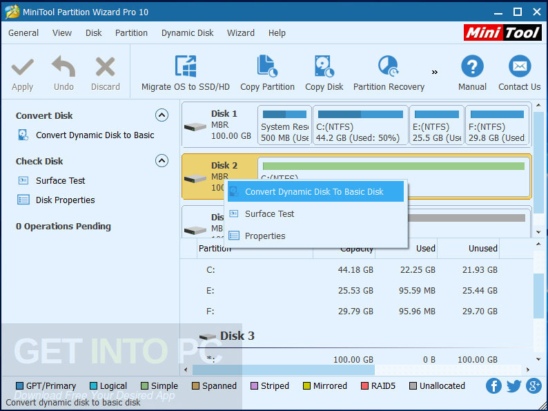 MiniTool Partition Wizard Bootable 10.2.3 Offline Installer Download