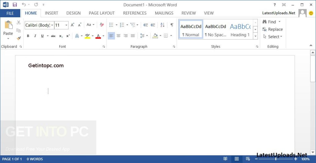 Office 2013 Professional Plus SP1 Feb 2018 Latest Version Download