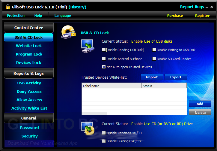 GiliSoft USB Lock 6.6.0 Offline Installer Download