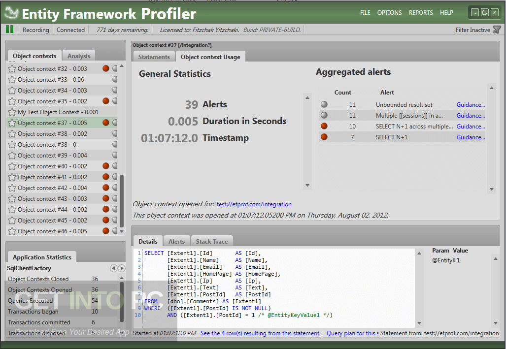 Entity Framework Profiler 4 Direct Link Download