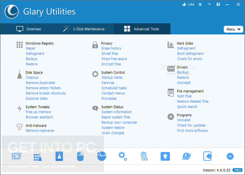 Glary Utilities Pro 5.98.0.120 + Portable Latest Version Download