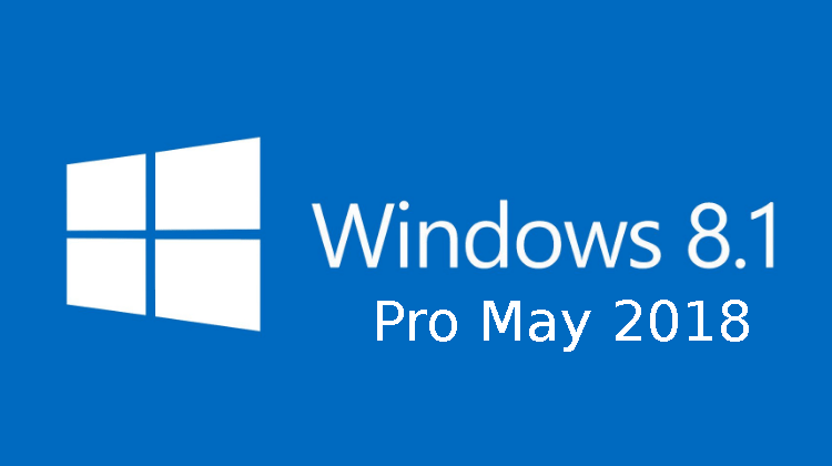 Windows 8.1 Pro May 2018 Free Download